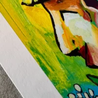 Alice eventyrligt Fine Art Giclée Print med kattekillingen Alice