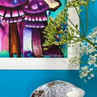 Alice eventyrligt Fine Art Giclée Print med kattekillingen Alice