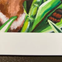 Bear with Me kunstplakat med bjørne i junglen