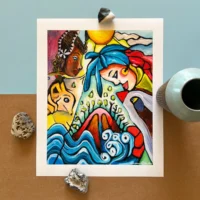 Beautiful Life kærlighedsfyldt Fine Art Giclée Print