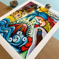 Beautiful Life kærlighedsfyldt Fine Art Giclée Print