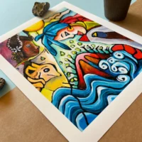 Beautiful Life kærlighedsfyldt Fine Art Giclée Print
