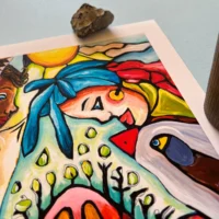 Beautiful Life kærlighedsfyldt Fine Art Giclée Print