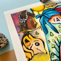 Beautiful Life kærlighedsfyldt Fine Art Giclée Print