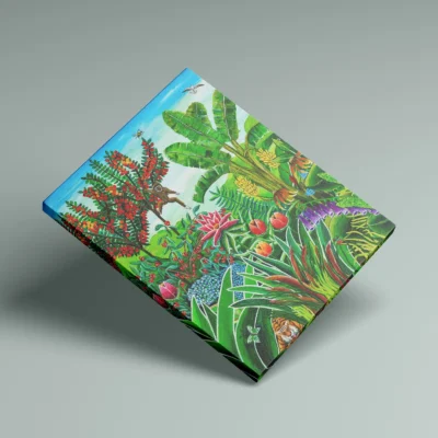 Bliss - lærredsprint med junglemotiv