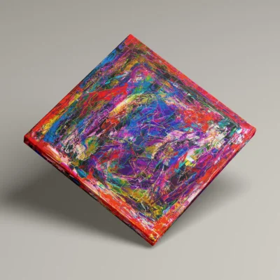 Chaotique - abstrakt lærredsprint