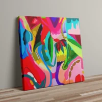 Dawn - abstrakt lærredsprint