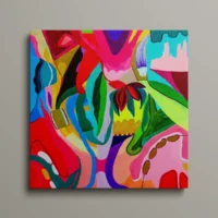 Dawn - abstrakt lærredsprint