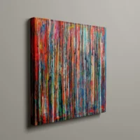 Drops of Art - abstrakt lærredsprint