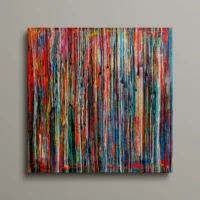 Drops of Art - abstrakt lærredsprint