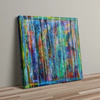 Euphoria - abstrakt lærredsprint