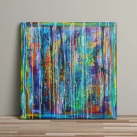 Euphoria - abstrakt lærredsprint