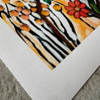 Flower Power Fine Art Giclée Print med masser af blomster
