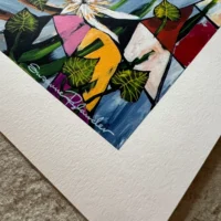 Flower Power Fine Art Giclée Print med masser af blomster