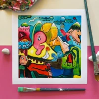 Folklore eventyrligt Fine Art Giclée Print