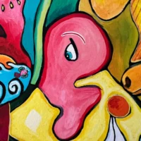 Folklore eventyrligt Fine Art Giclée Print