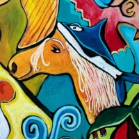 Folklore eventyrligt Fine Art Giclée Print