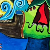 Folklore eventyrligt Fine Art Giclée Print