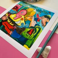 Folklore eventyrligt Fine Art Giclée Print