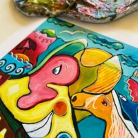 Folklore eventyrligt Fine Art Giclée Print