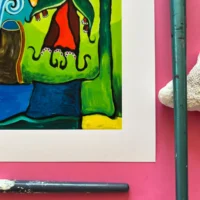 Folklore eventyrligt Fine Art Giclée Print