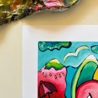 Folklore eventyrligt Fine Art Giclée Print