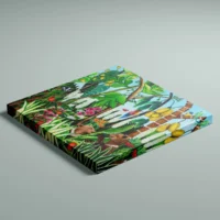 Fun in the Wild - lærredsprint med junglemotiv