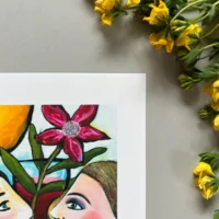 Garden of Eden kærlighedsfyldt Fine Art Giclée Print
