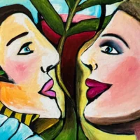 Garden of Eden kærlighedsfyldt Fine Art Giclée Print