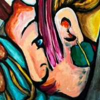 Garden of Eden kærlighedsfyldt Fine Art Giclée Print