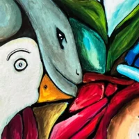 Garden of Eden kærlighedsfyldt Fine Art Giclée Print
