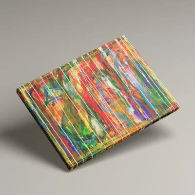 Genesis - abstrakt lærredsprint