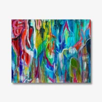 Graffiti with Love - Lærredsprint