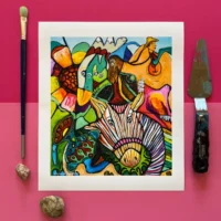 Happy Adventure eventyrligt Fine Art Giclée Print