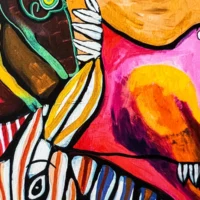 Happy Adventure eventyrligt Fine Art Giclée Print
