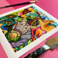 Happy Adventure eventyrligt Fine Art Giclée Print