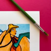 Happy Adventure eventyrligt Fine Art Giclée Print