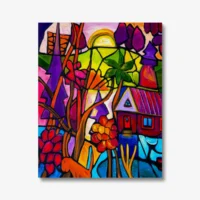 In the Woods - Lærredsprint