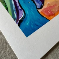 Karneval farverigt Fine Art Giclée Print