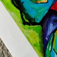 Karneval farverigt Fine Art Giclée Print