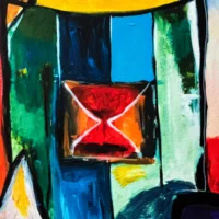 Karneval farverigt Fine Art Giclée Print