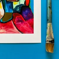 Karneval farverigt Fine Art Giclée Print