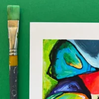 Karneval farverigt Fine Art Giclée Print