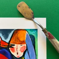 Karneval farverigt Fine Art Giclée Print