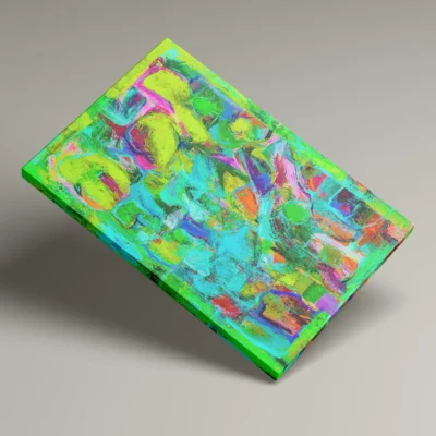 Medley - abstrakt lærredsprint