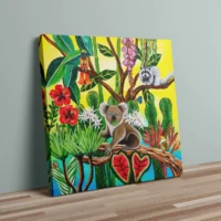 Nirvana - lærredsprint med junglemotiv