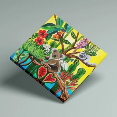 Nirvana - lærredsprint med junglemotiv