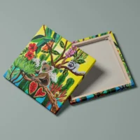 Nirvana - lærredsprint med junglemotiv