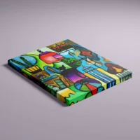 No Place Like Home - abstrakt lærredsprint