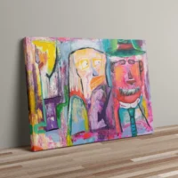 People - Lærredsprint - Billede 3